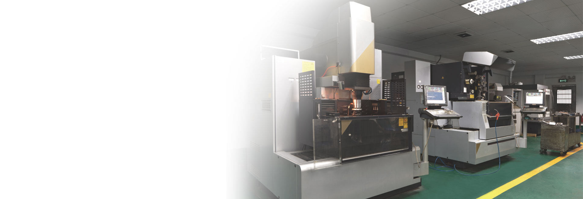 CNC and EDM equipment used for custom mold development